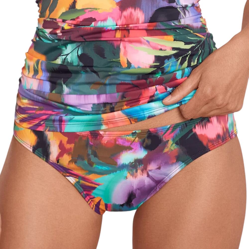 Lauren Ralph Lauren Women’s Printed Hipster Bikini Swimsuit Bottom Multi Size 16